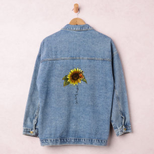 you are my sunshine denim jacket
