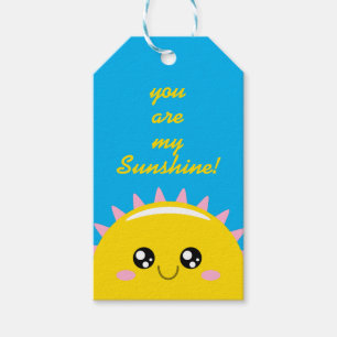 you are my sunshine! gift tags