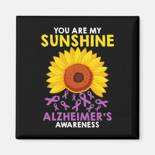 You Are My Sunshine Heimerheimer's Awareness Magnet