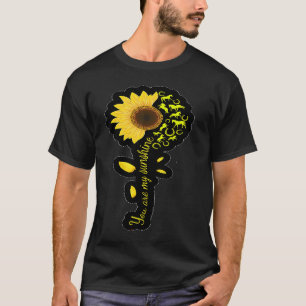 You are My Sunshine Horse  Sunflower T-Shirt