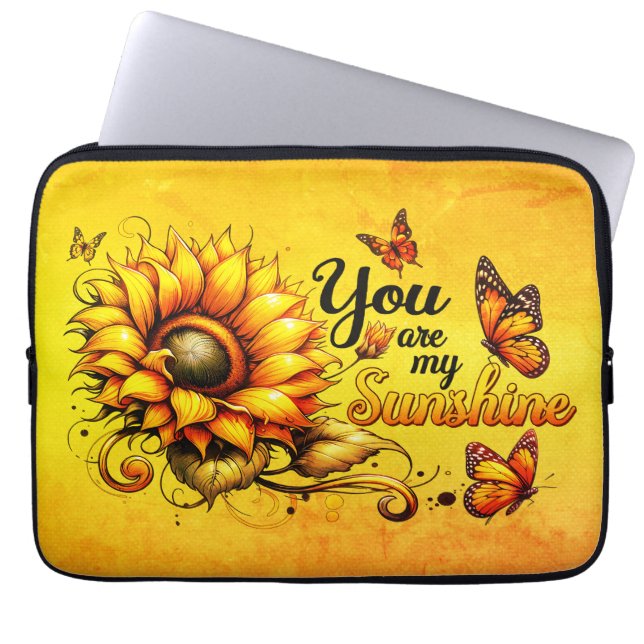 You are my sunshine laptop sleeve (Front)