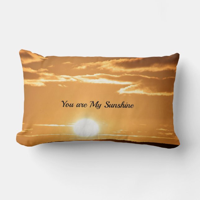 You are my sunshine lumbar cushion (Front)