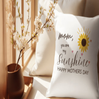 You Are My Sunshine Mum Pillow – Sunflower Mother’