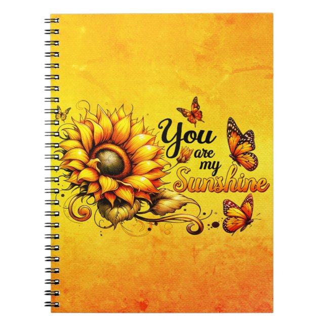 You are my sunshine notebook (Front)
