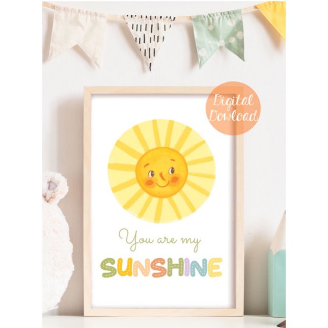 You are my Sunshine Nursery  Poster (Creator Uploaded)