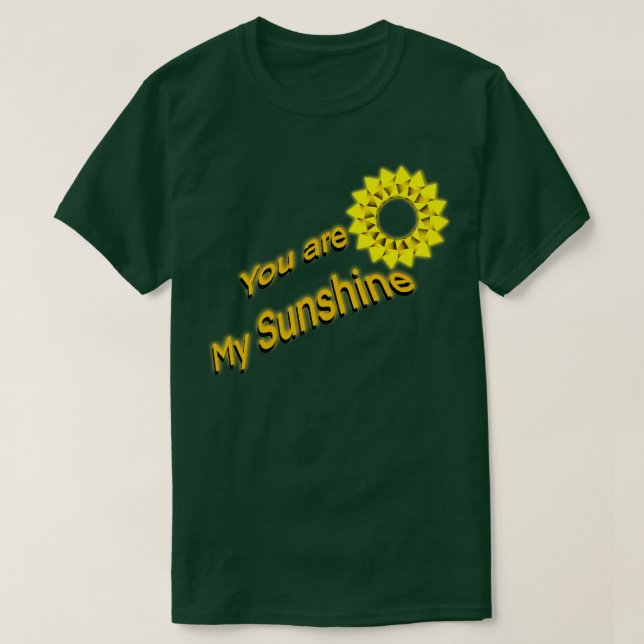You are my sunshine origami sun T-Shirt (Design Front)
