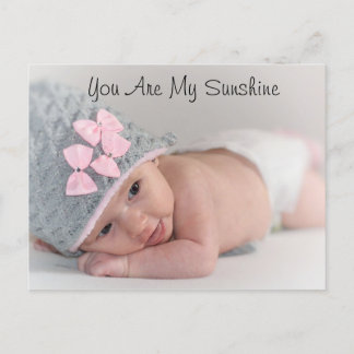 You Are My Sunshine Photo Postcard