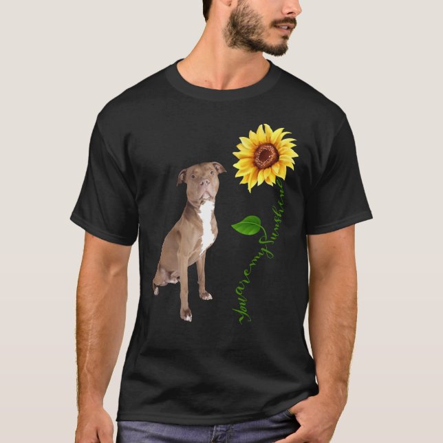 You Are My Sunshine Pitbull T-Shirt (Front)