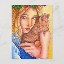 "You Are My Sunshine" postcard