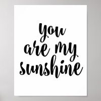 You are my sunshine