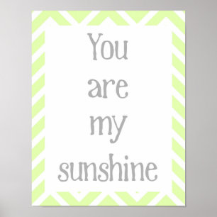 You Are My Sunshine Poster