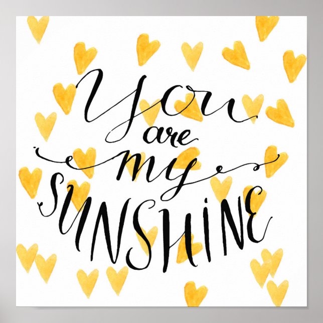 You Are My Sunshine Poster (Front)