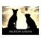 you are my sunshine quote poster with dogs