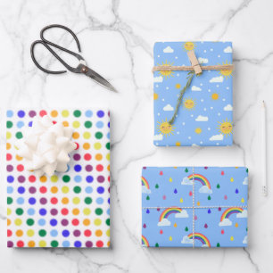 You Are My Sunshine Rainbow Wrapping Paper Sheet