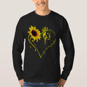 You Are My Sunshine Sunflower And Horse T-Shirt