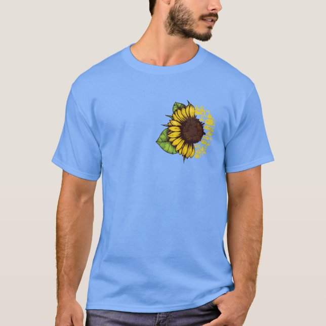 You Are My Sunshine Sunflower Camping Lovers Girls T-Shirt (Front)