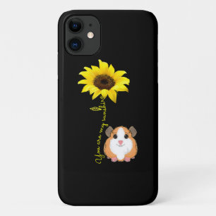 You Are My Sunshine Sunflower Guinea Pig Mum Case-Mate iPhone Case