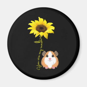 You Are My Sunshine Sunflower Guinea Pig Mum Magnet