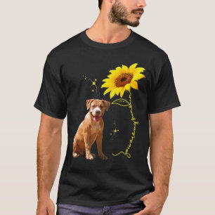 You Are My Sunshine Sunflower Pitbull Lover T-Shirt