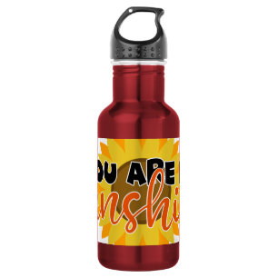 You Are My Sunshine Sunflower water bottle