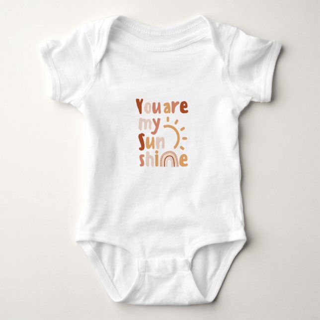 You are my sunshine t-shirt baby bodysuit (Front)