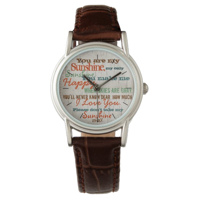 You are my Sunshine Watch (Front)