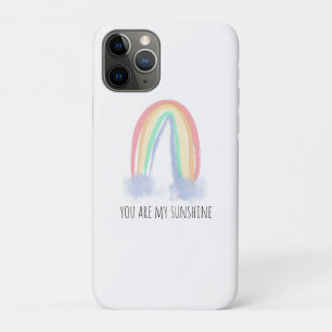 You are my sunshine watercolor painted rainbow Case-Mate iPhone case