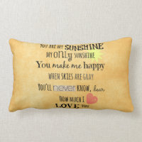 You are my Sunshine Word Art Typography