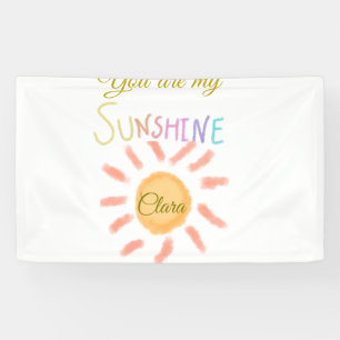 you are my sunshine yellow orange sun rays add nam banner