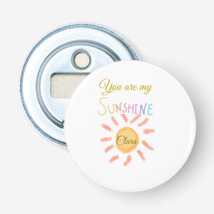 you are my sunshine yellow orange sun rays add nam bottle opener