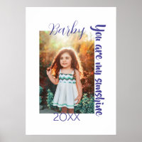 you are my sunshine yellow PHOTO NAME YEAR PURPLE