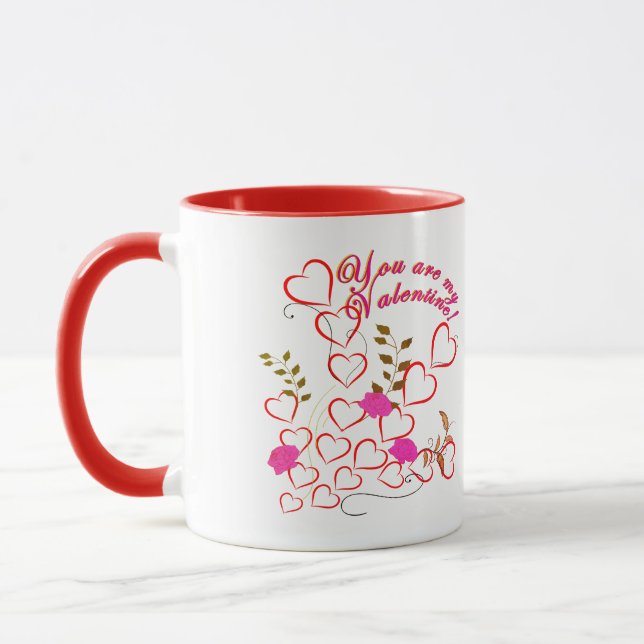 You Are my Valentine  Mug (Left)