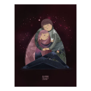 You are my world by Alexandra Dikaia Love Poster
