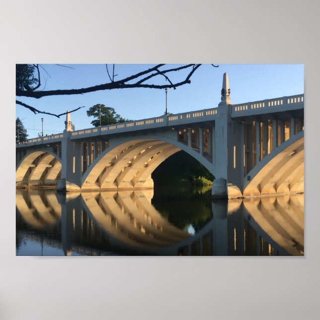 You are never cashed south bend Indiana Bridge  Poster (Front)