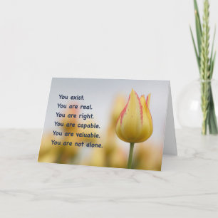 You Are Not Alone Card