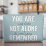 You Are Not Alone Remember Inspiration Mint HP Laptop Skin<br><div class="desc">You Are Not Alone Remember Inspiration Mint</div>