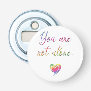 You Are Not Alone/Safety Pin Bottle Opener