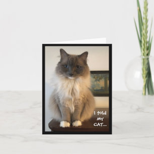 You are not my boss, says who card