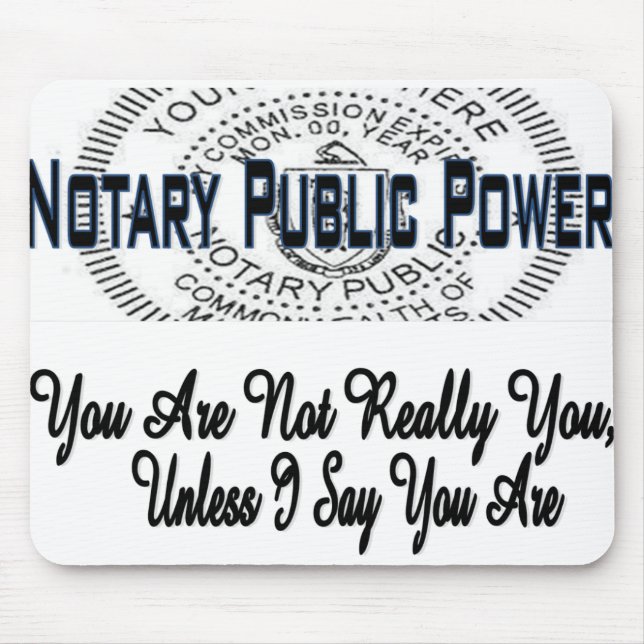 You Are Not You Mouse Pad (Front)