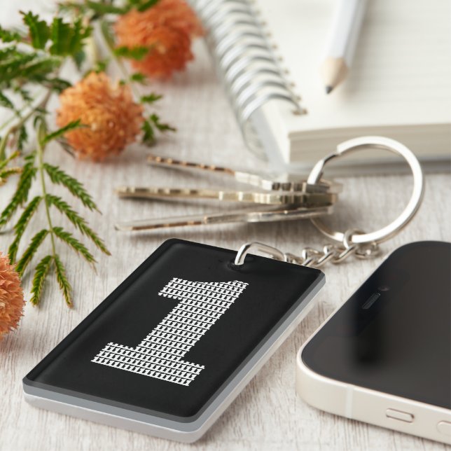 You Are Number One Key Ring (Front Right)
