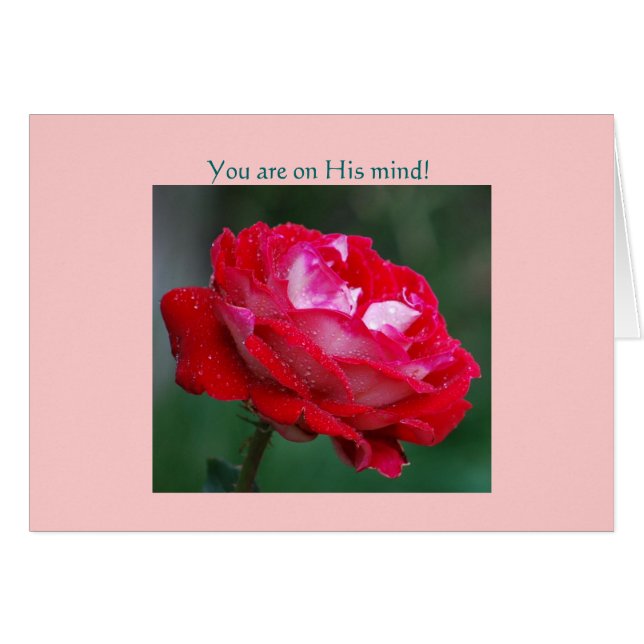 You are on His mind! (Front Horizontal)