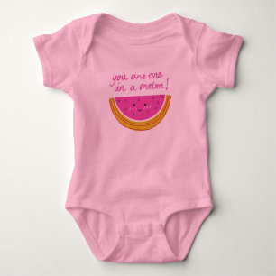 "You Are One in a Melon" Baby Bodysuit