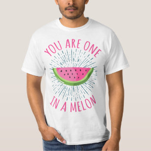 You Are One In A Melon Tropical Fruit Watermelon L T-Shirt