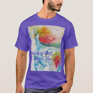 You Are One Unique Unicorn! Rainbow Watercolor T-Shirt