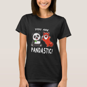 You Are Pandastic Red Panda Wildlife Animal T-Shirt