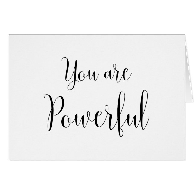 You are Powerful, Inspiring Message (Front Horizontal)