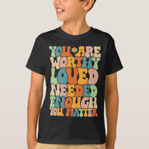 You Are Problem Kindness Be Kind Groovy Mental Hea T-Shirt