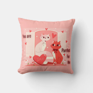 You are Purrfect for Me Cushion
