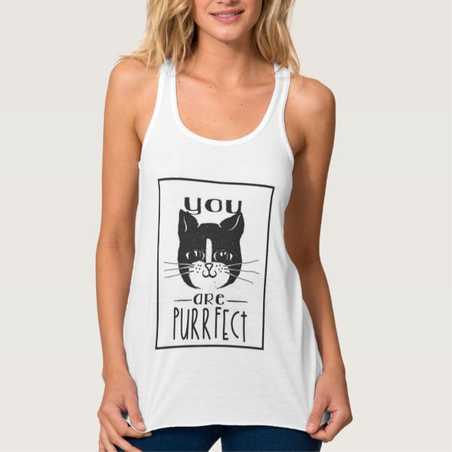 You Are Purrfect Singlet (Front)