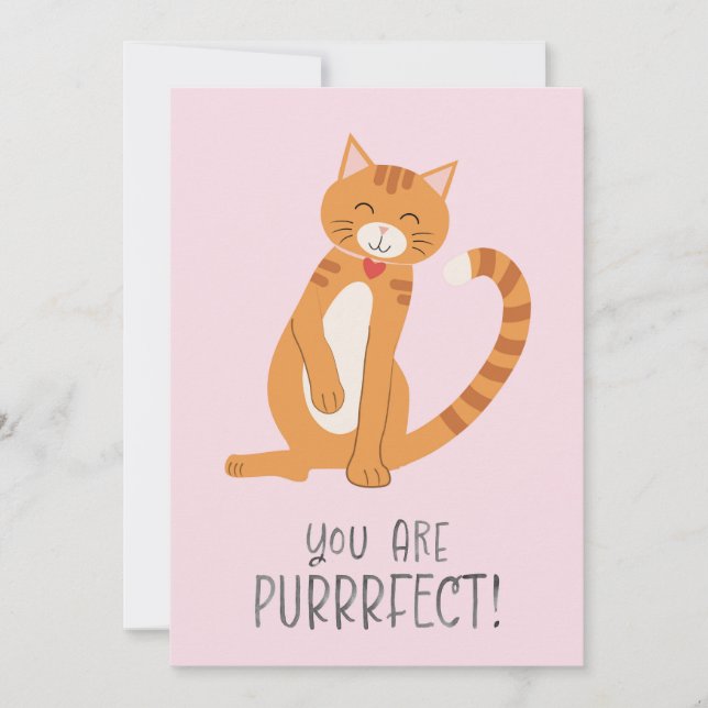 You are PurrrFect Holiday Card (Front)